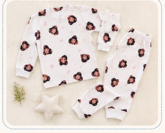 Pijama Longo em Malha Infantil
