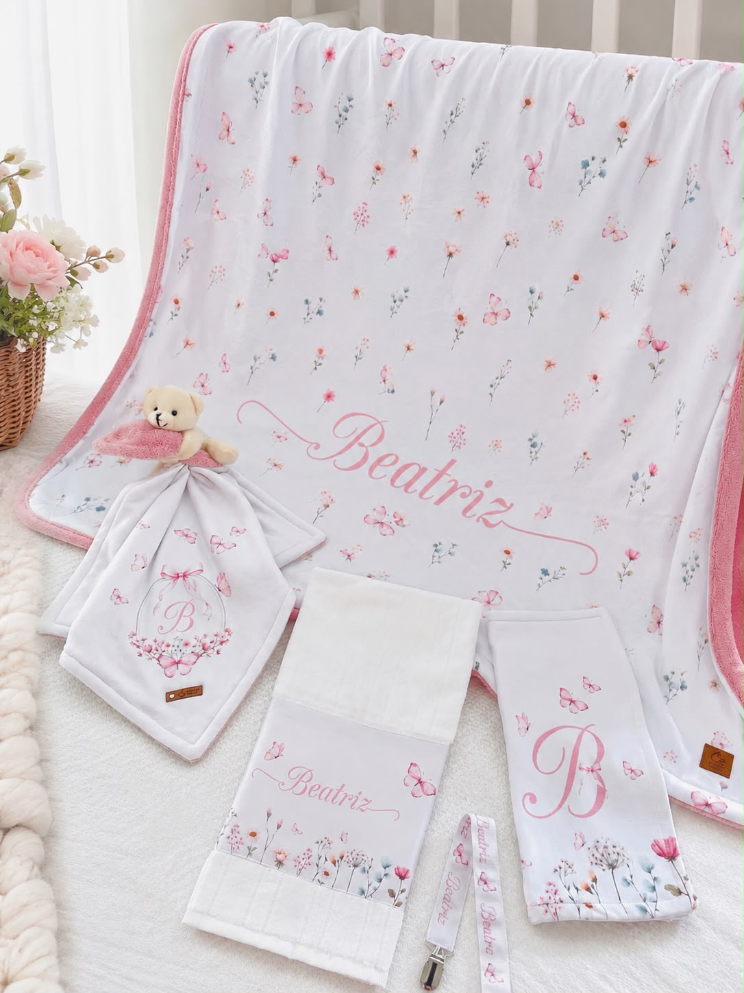 Kit Plush Premium — Manta Menor · 5 itens