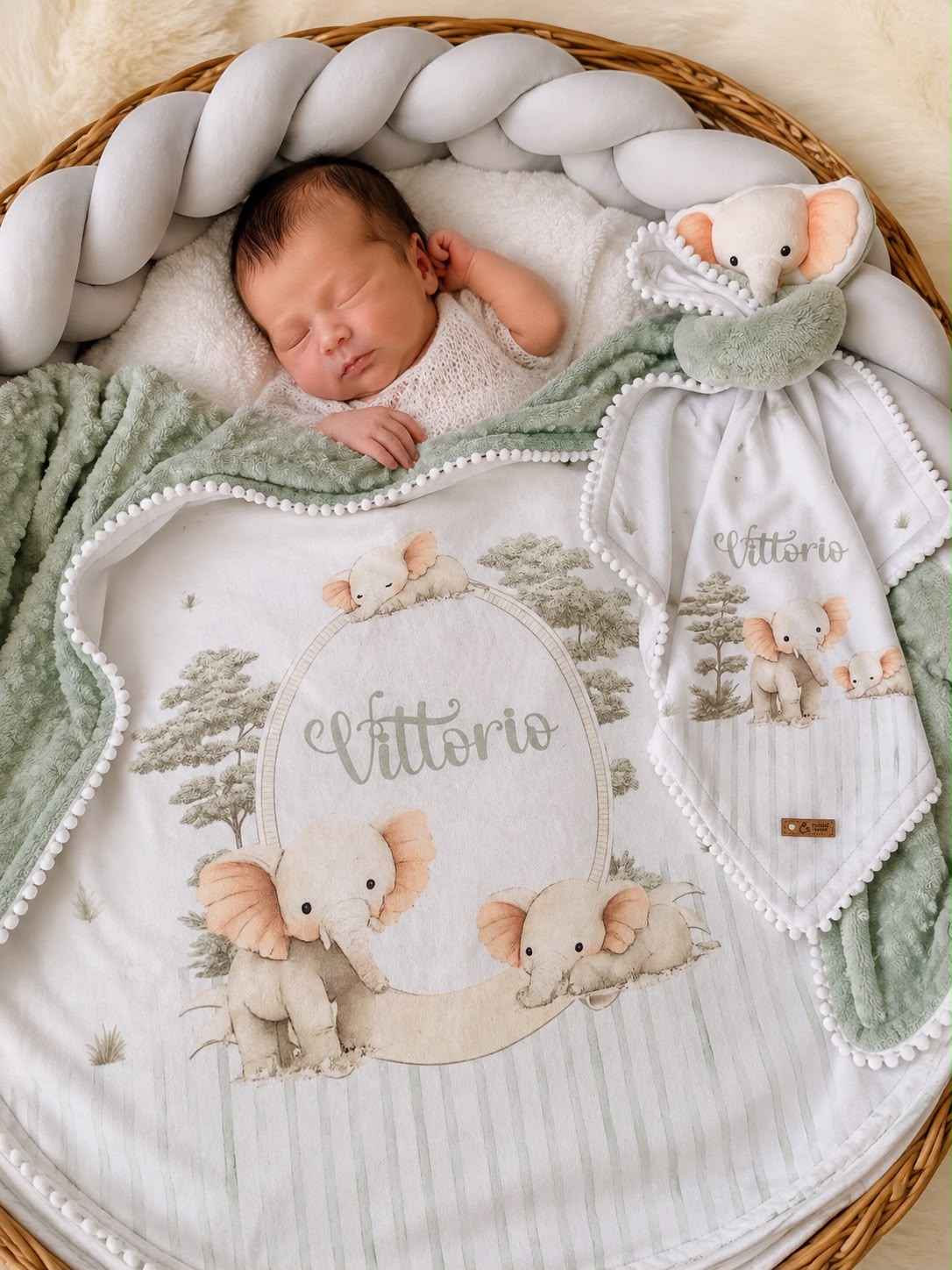 Kit Manta com Naninha Personalizado